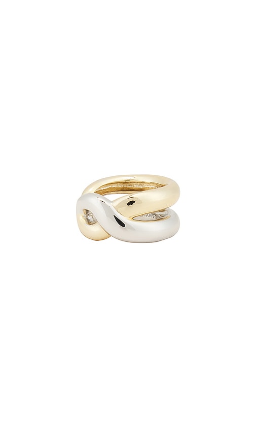 Odell Ring in Metallic Silver. - size 7 (also in 6)