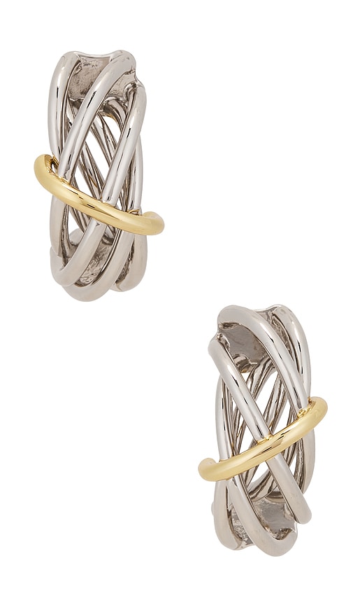  Demarson Ohrstecker Sloane In Metallic Gold. 
