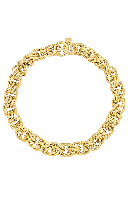 Demarson Mia Necklace In Metallic Gold