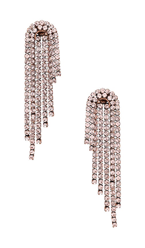 Demarson Ariel Earrings in Copper & Rosaline