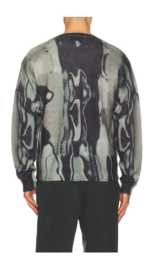  Deva States Marble Mohair Knit Cardigan In Grey. Size S. Also In M, L. 