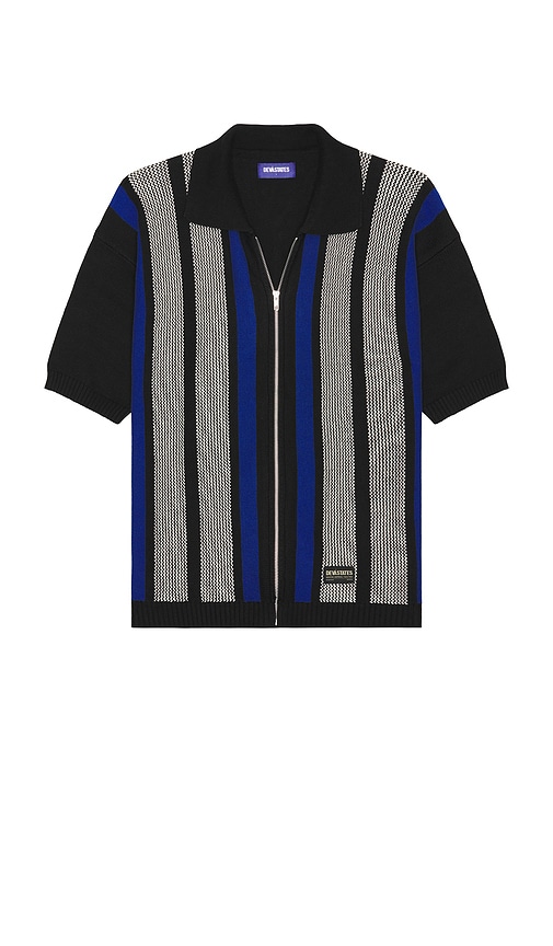 Junior Zip Knitted Polo in . Size M, S, XL/1X - Deva States - Modalova