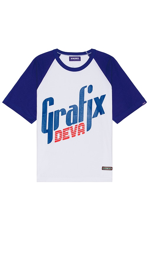 Shop Deva States Shred T-shirt In 蓝色