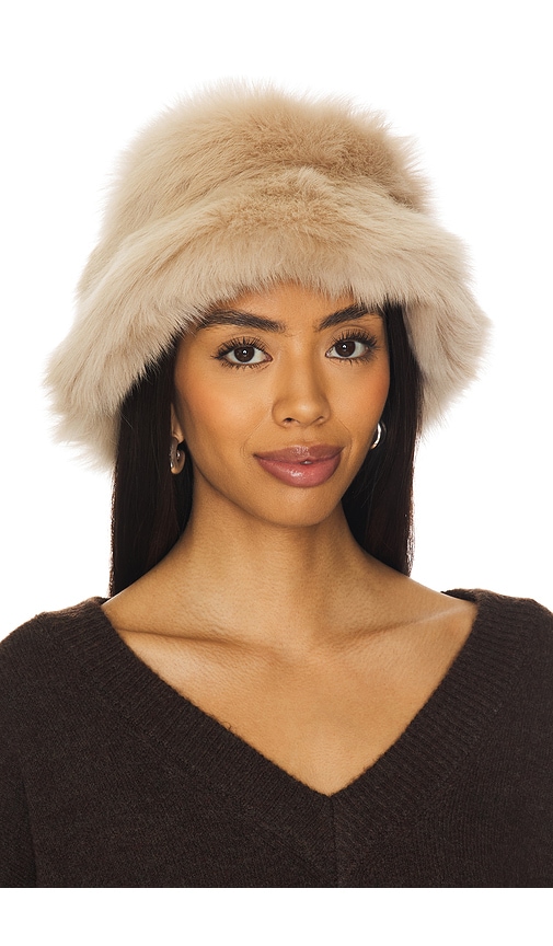 Ducie Margot Fur Hat in Cream
