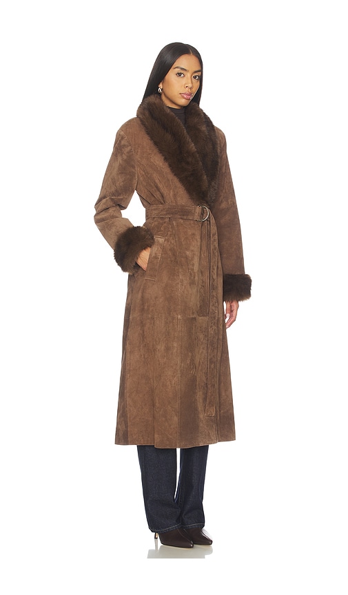  Ducie Mantel Dapne In Brown. Größe S. Also In L. 