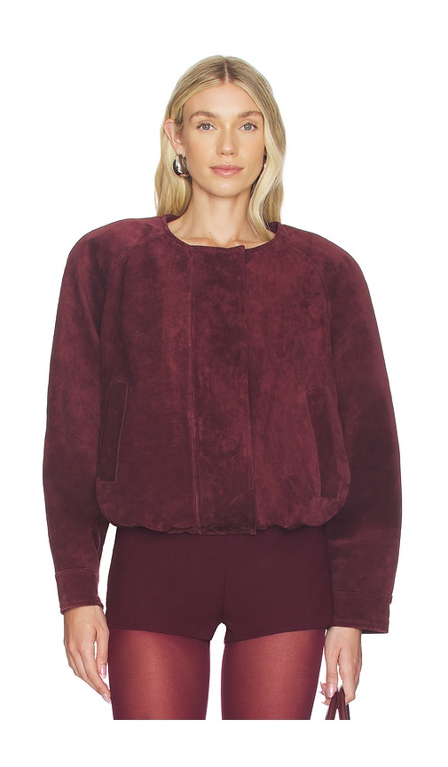 Ducie Suki Coat in Burgundy. - size S (also in XXS, M, L)