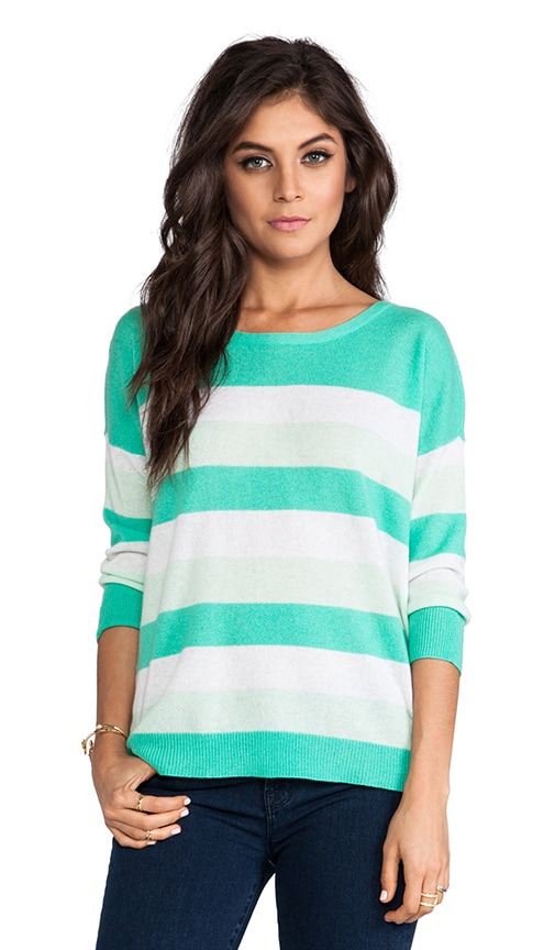 Striped Cashmere Pullover Sweater