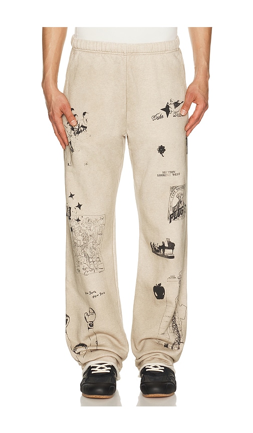 Duke + Dexter NY Sketch Sweatpants in Oat Marl | REVOLVE