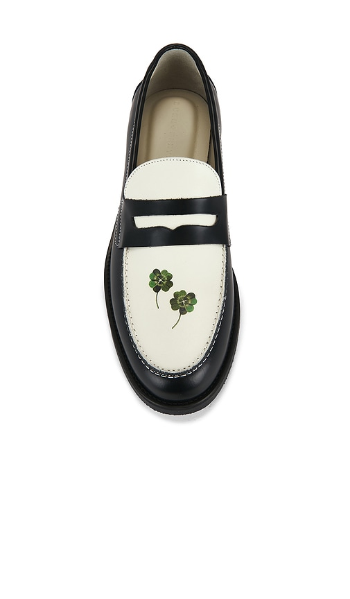 Duke + Dexter Wilde Clover Penny Loafer In White