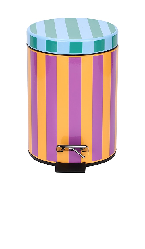Ronnie Stripe Bathroom Trash Bin in Purple - Dusen Dusen - Modalova