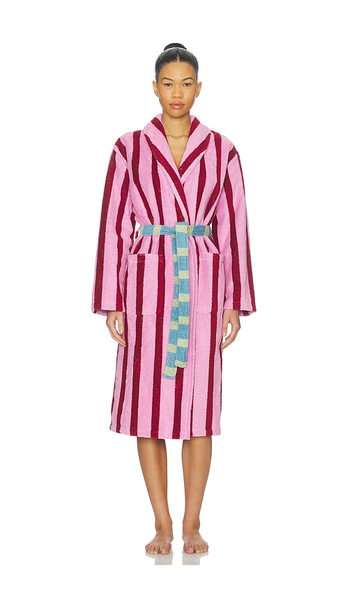 Dusen Dusen Stripe Bathrobe