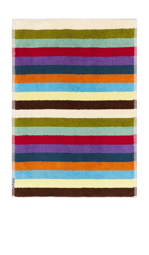 Dusen Dusen Bird Stripe Bath Mat