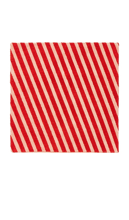 Dusen Dusen Embroidered & Tufted Big Pillow In Red
