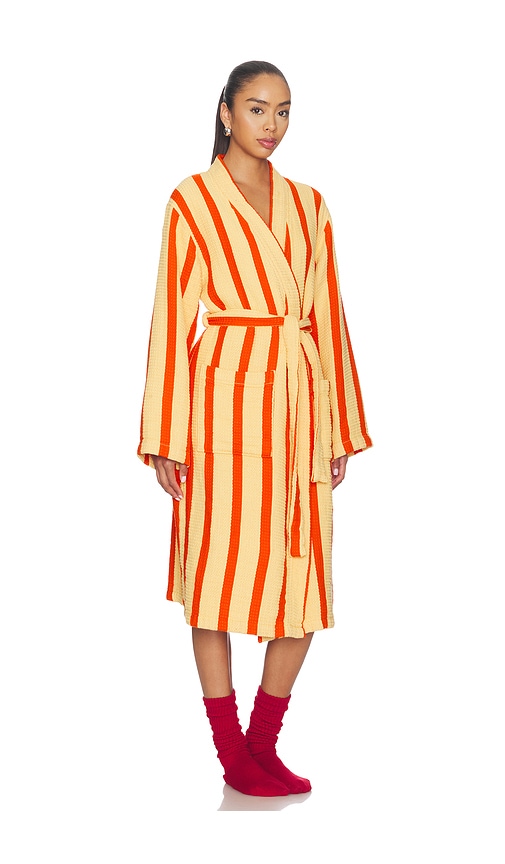 Dusen Dusen Waffle Bathrobe | Thumbnail 3