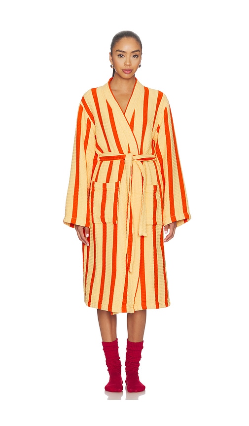 Dusen Dusen Waffle Bathrobe - Women's Clothing