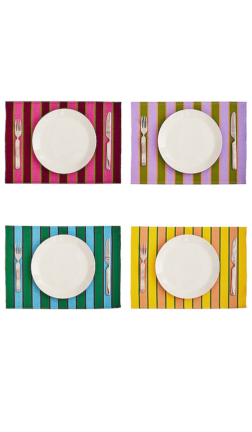 Dusen Dusen Herb Placemats Set Of 4 In N,a