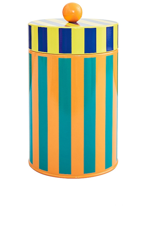 Dusen Dusen Tall Striped Canisters In N,a