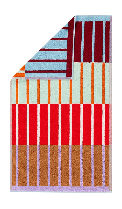 Shop Dusen Dusen Bathmat In Copper Stripe