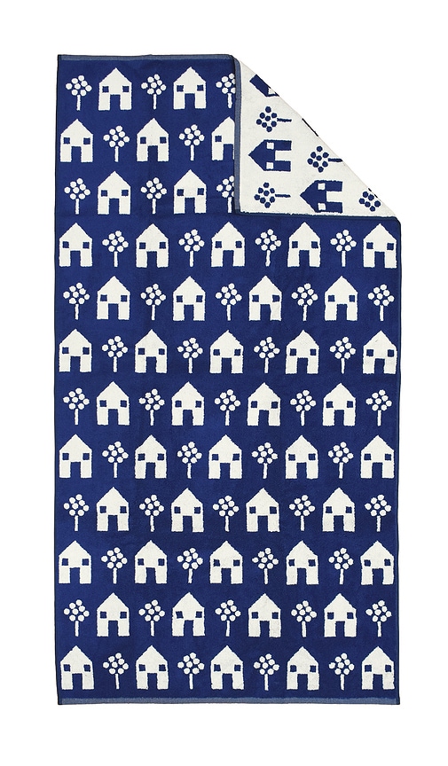 Cottage Bath Towel in Navy - Dusen Dusen - Modalova