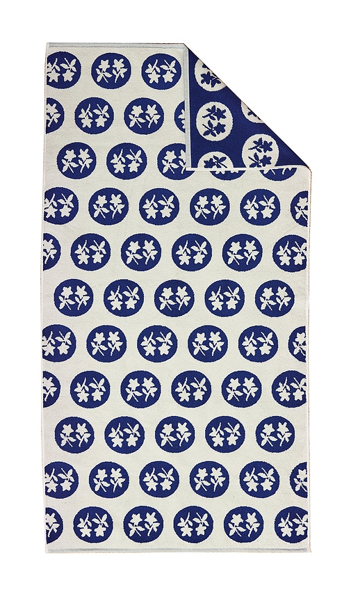 Bouquet Bath Towel in Navy - Dusen Dusen - Modalova