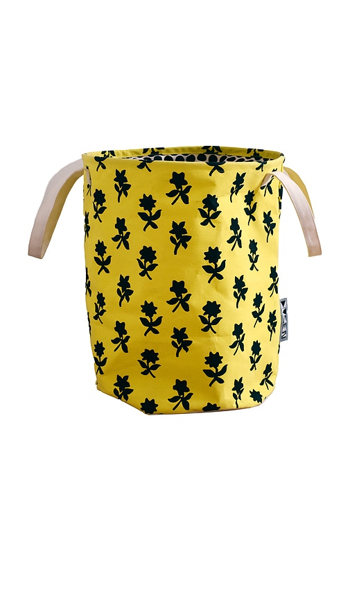 Marigold Canvas Laundry Hamper in Yellow - Dusen Dusen - Modalova