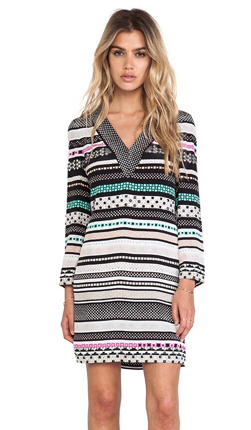 dvf striped dress