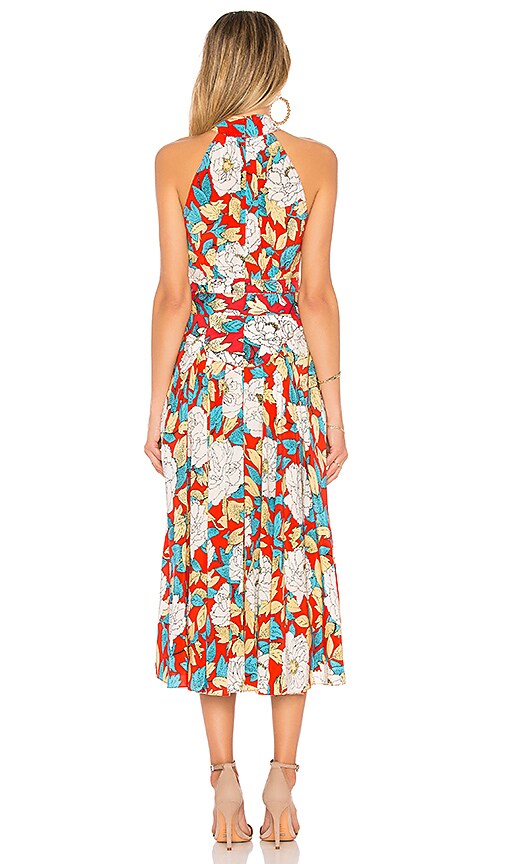 dvf halter neck dress