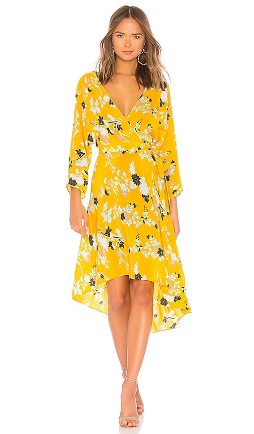 dvf yellow dress