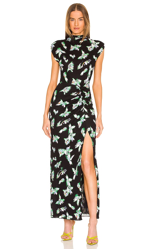 DIANE von FURSTENBERG APOLLO ドレス Diane von Furstenberg Apollo Dress in Birds Small Black