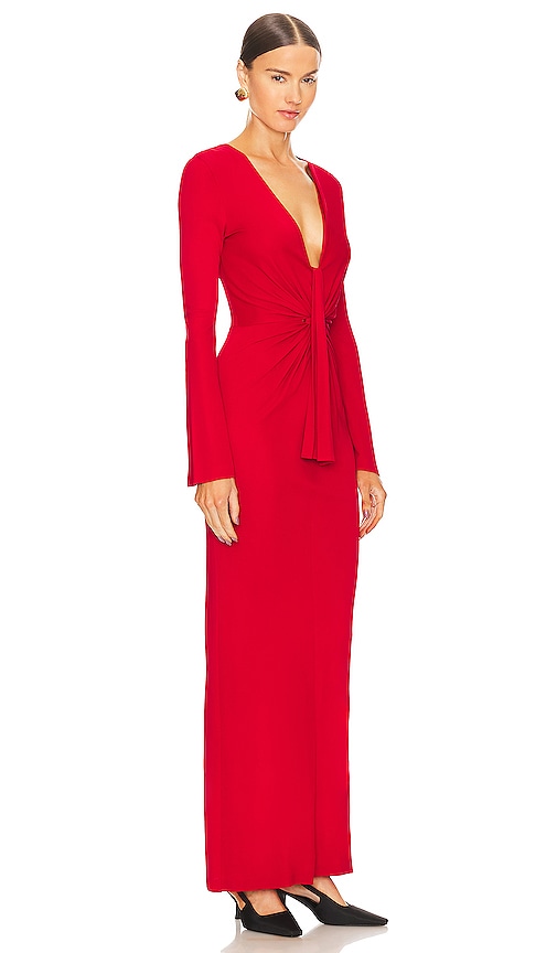 Shop Diane Von Furstenberg Lauren Dress In Red
