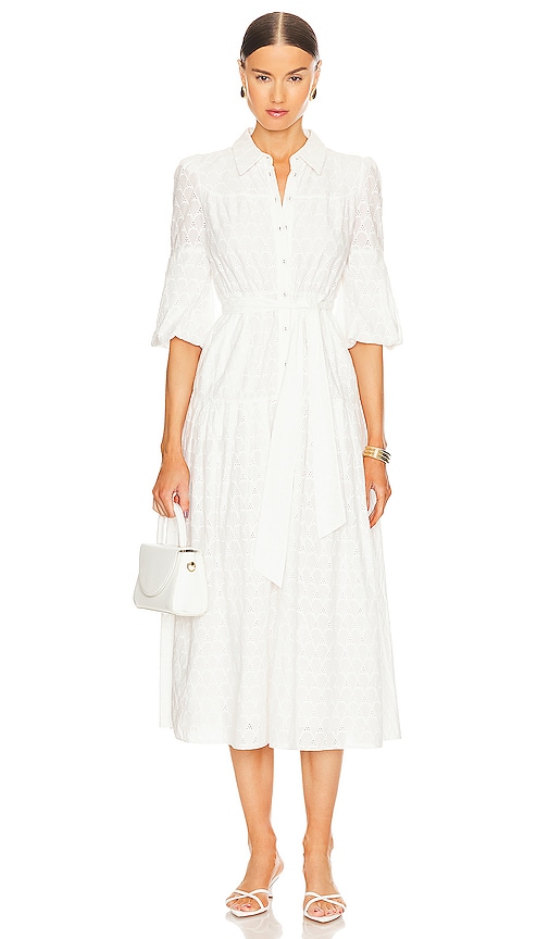 Shop Diane Von Furstenberg Aveena Dress In Ivory