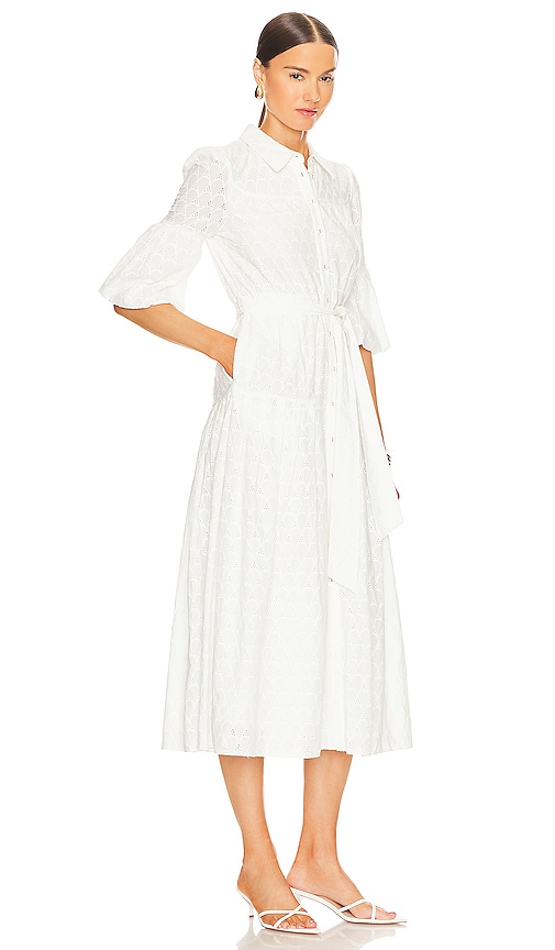 Shop Diane Von Furstenberg Aveena Dress In Ivory