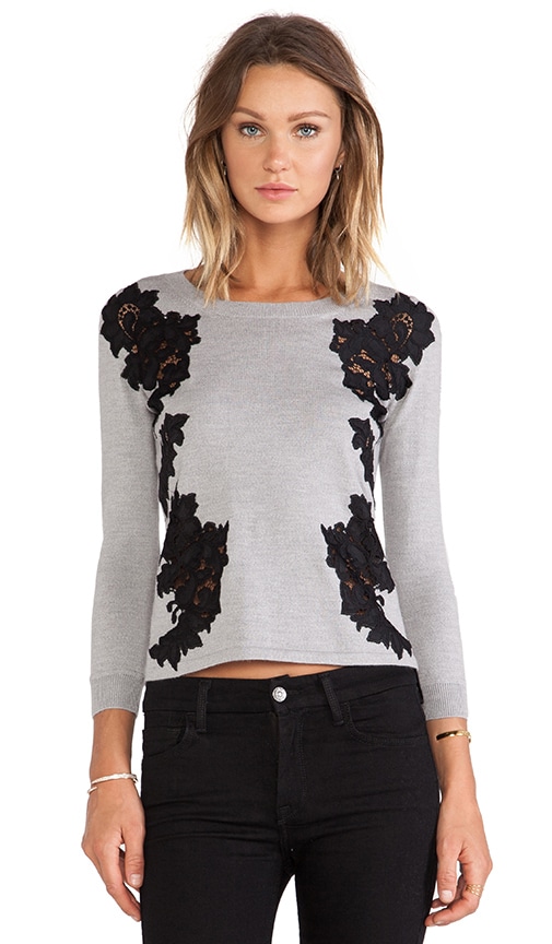 Doreen Floral Applique Pullover