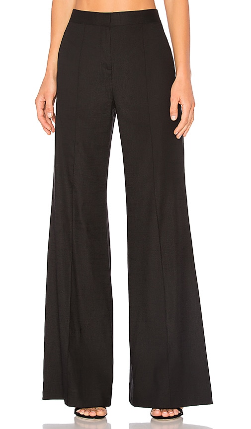 pleated flare pants