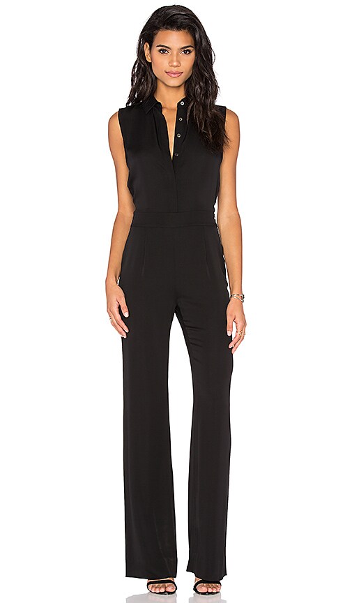 dvf black jumpsuit