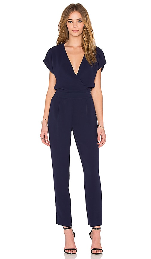 Diane von Furstenberg Emerson Jumpsuit in Midnight | REVOLVE