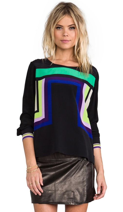 RUNWAY Perla Print Top
