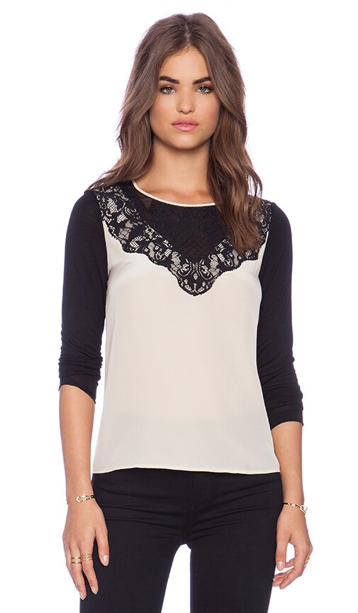 Lace Yoke Top