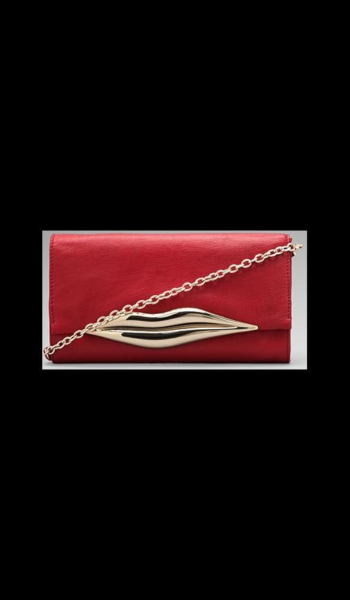 Flirty Leather Soft Clutch
