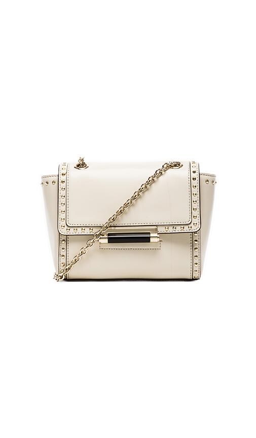 Mini Faceted Stud Leather Bag