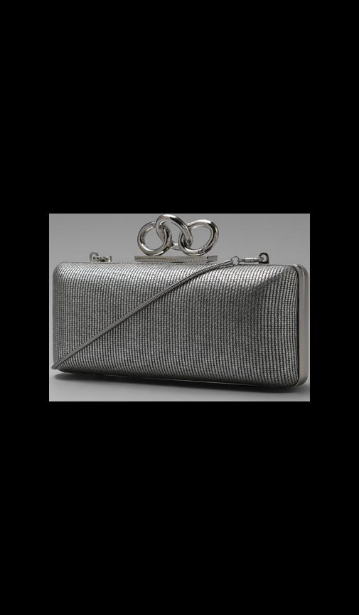 Sutra Metallic Canvas Clutch