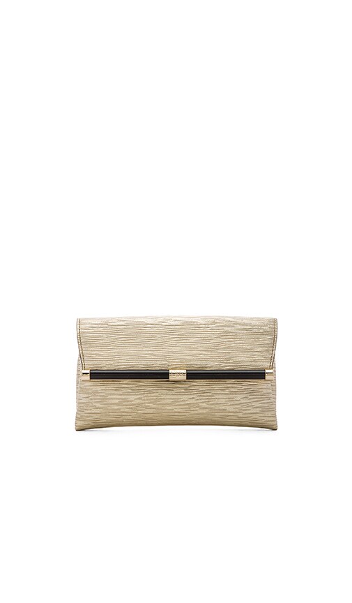 envelope clutch gold