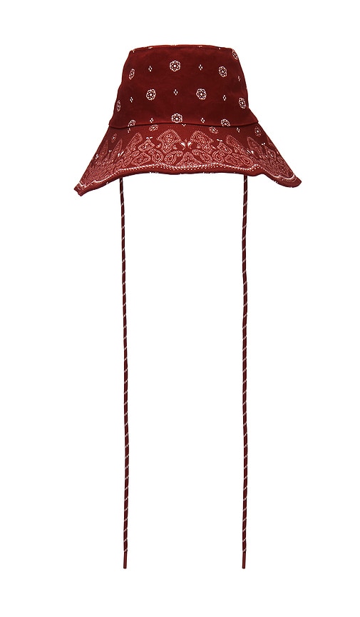 Sun Hat by DEVON WINDSOR in Merlot