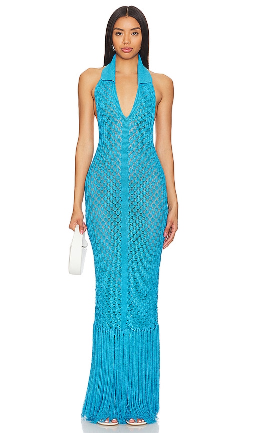 DEVON WINDSOR Nikita Dress in Azul | REVOLVE