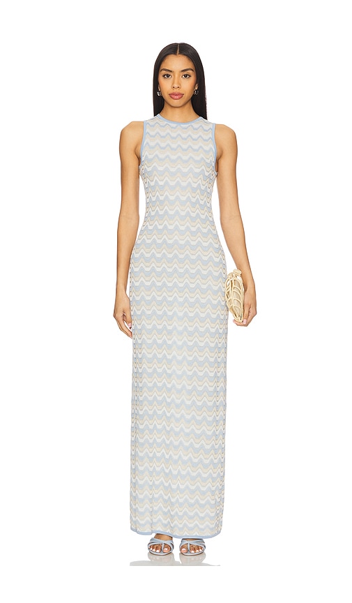 Devon Windsor Dalia Dress In Blue