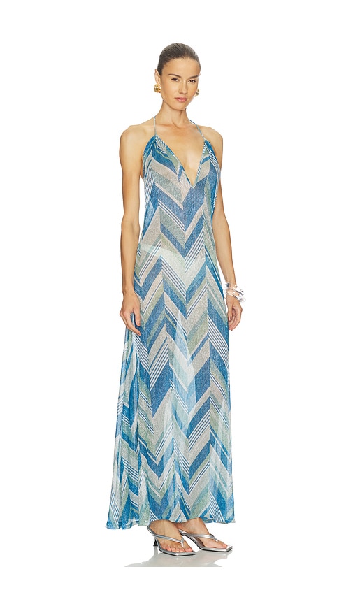 Devon Windsor Isadora Maxi Dress In Blue