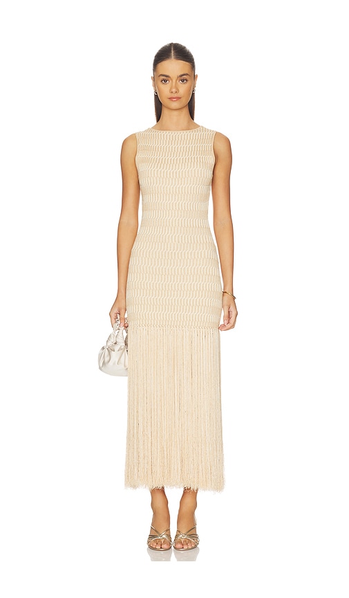 Devon Windsor Leiza Dress In Neutral