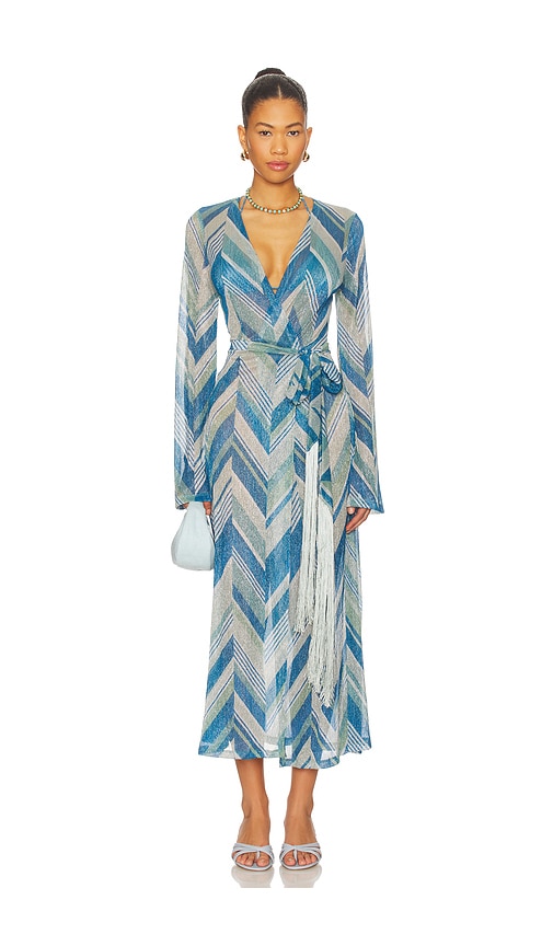 Devon Windsor Odessa Robe In Blue