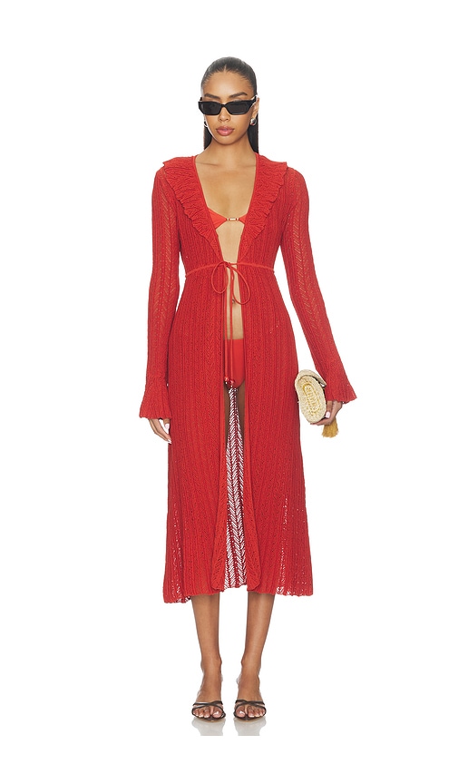 Sienna Robe by DEVON WINDSOR in Terracotta