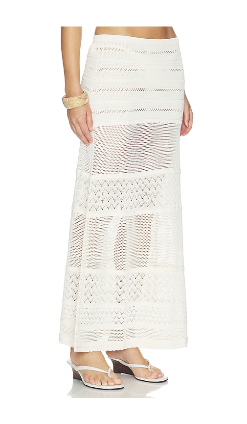  Devon Windsor Yasmin Skirt In Cream. Size S. Also In Xs, M, L. 